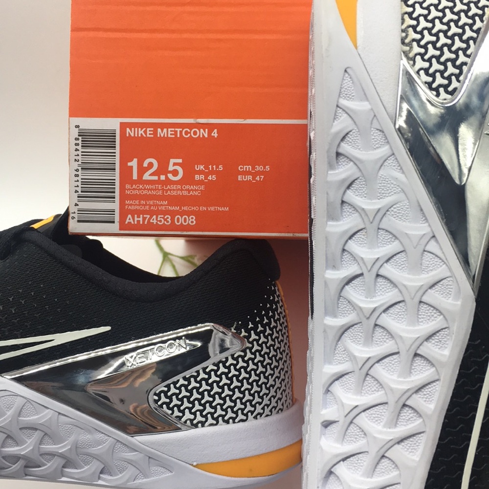 Nike METCON 4 black/white-laser orange - Picture 8 of 8